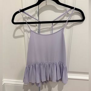 Elizabeth And James Lavender Top Size XS